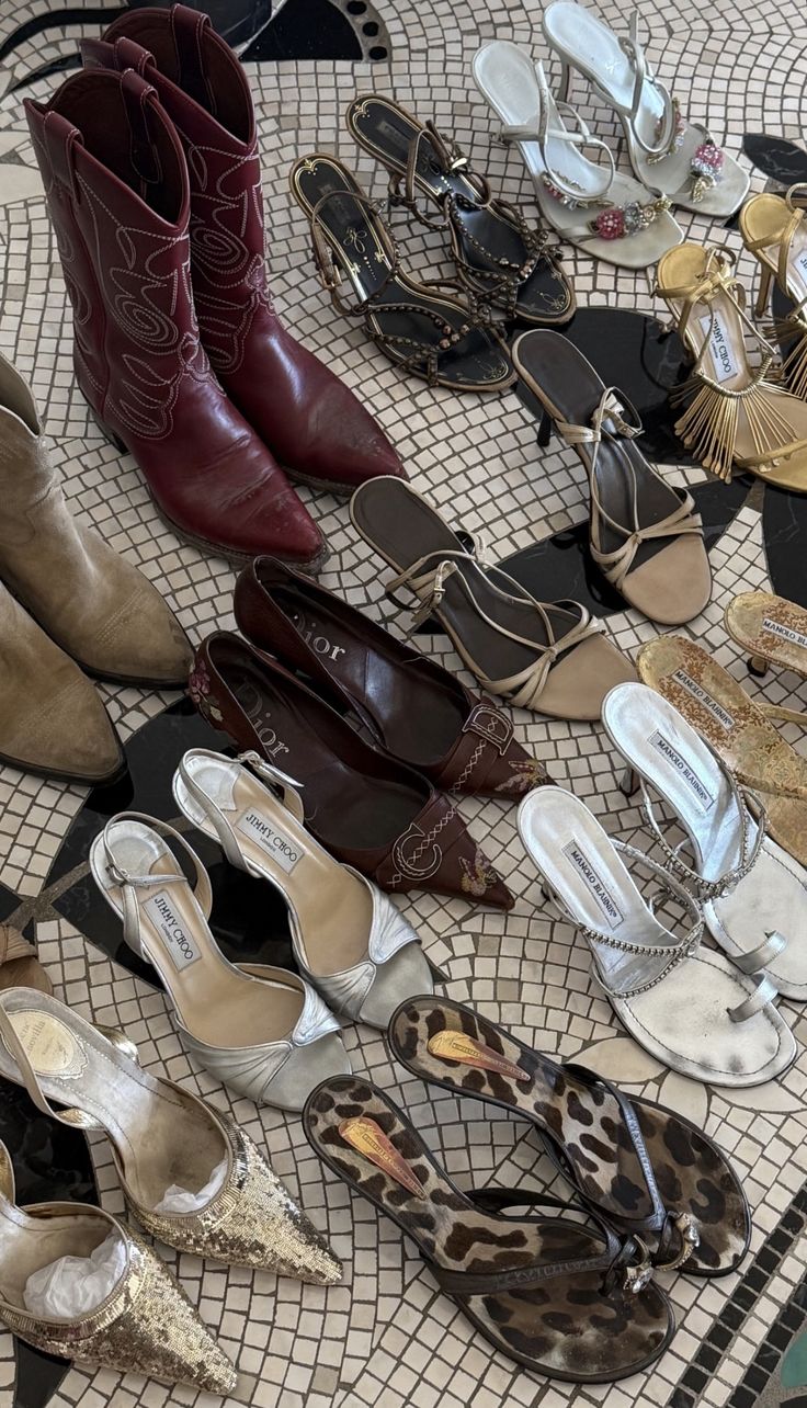 Collection of vintage shoes