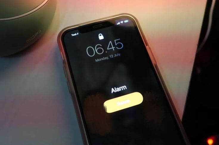 Reality: phone alarm at 6:45 with snooze